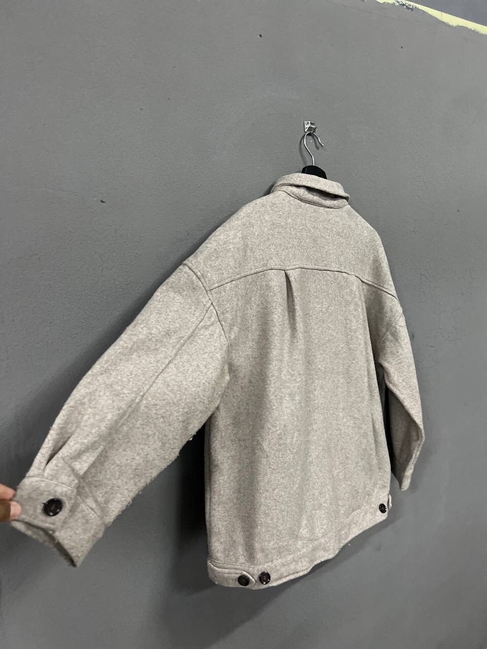 Japanese Brand SHACKET DOUBLE POCKET IN WOOL Size US L / EU 52-54 / 3 - 7 Thumbnail