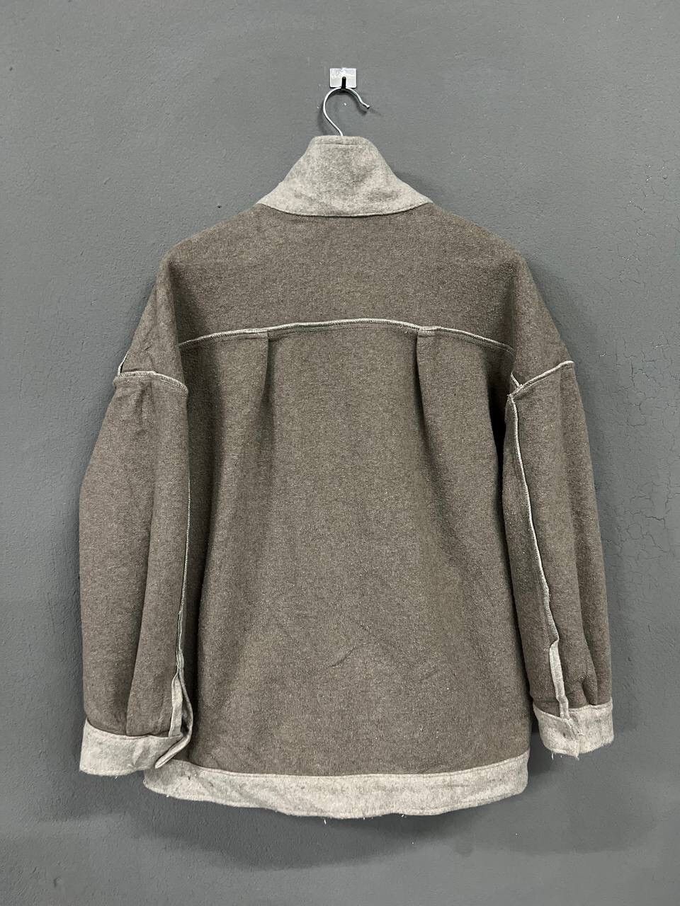 Japanese Brand SHACKET DOUBLE POCKET IN WOOL Size US L / EU 52-54 / 3 - 11 Thumbnail