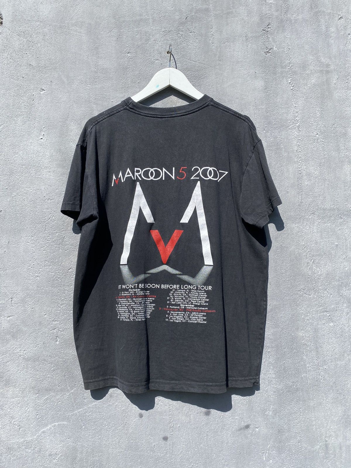 Band Tees Vintage Maroon 5 Band T Shirt 2007 Canada Size US L / EU 52-54 / 3 - 2 Thumbnail