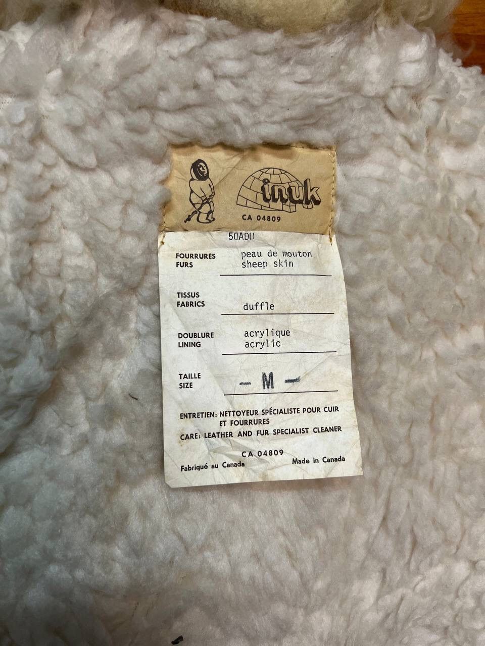 Other INUK FAUX FUR SHEEP SKIN SHEARLING VEST Size US M / EU 48-50 / 2 - 12 Thumbnail