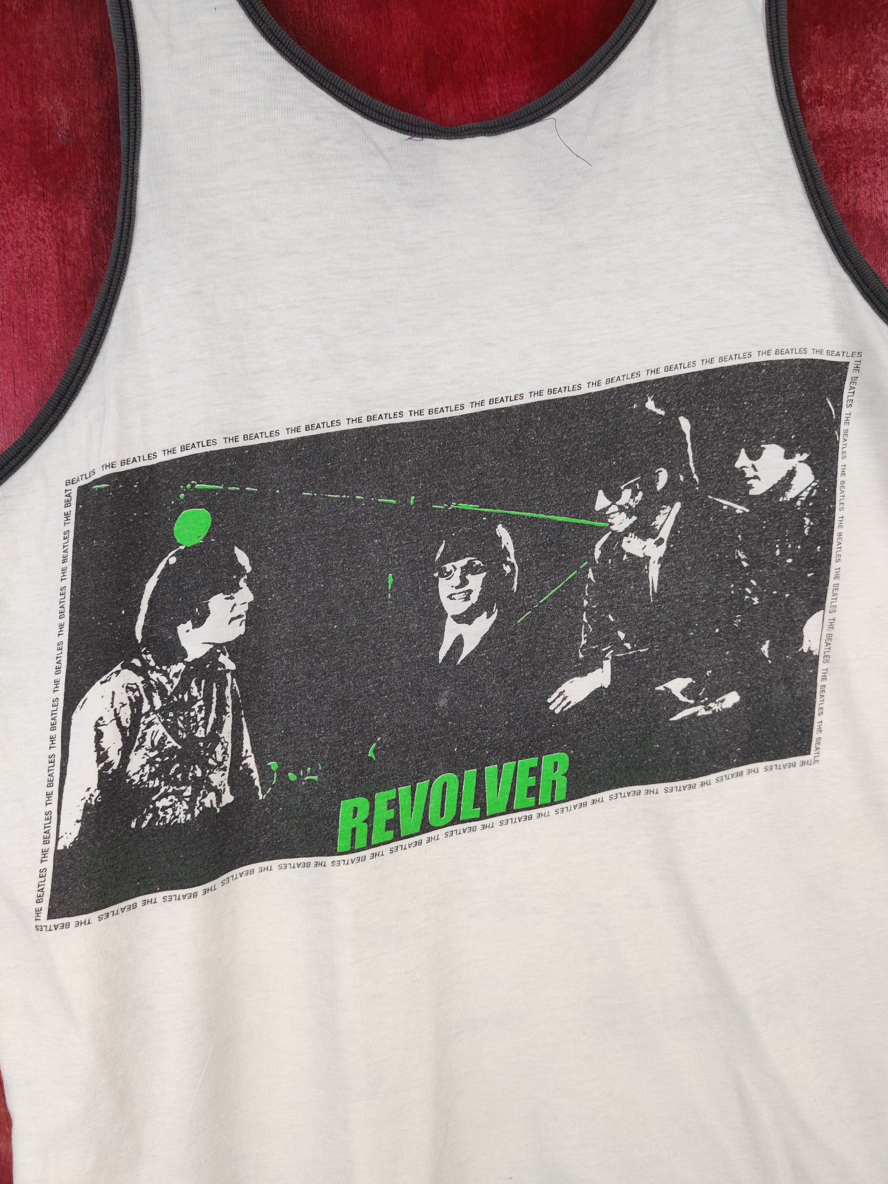 Band Tees 1991 Revolver-The Beatles Tank Top singlet vintage #S665 Size US M / EU 48-50 / 2 - 12 Thumbnail