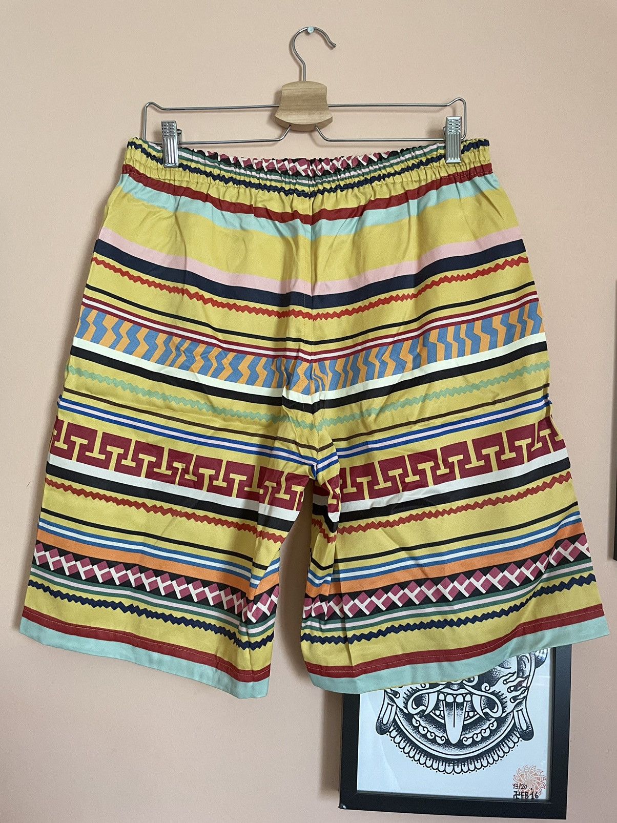 Needles Needles by Nepenthes Basket Shorts made in Japan Size US 32 / EU 48 - 2 Thumbnail