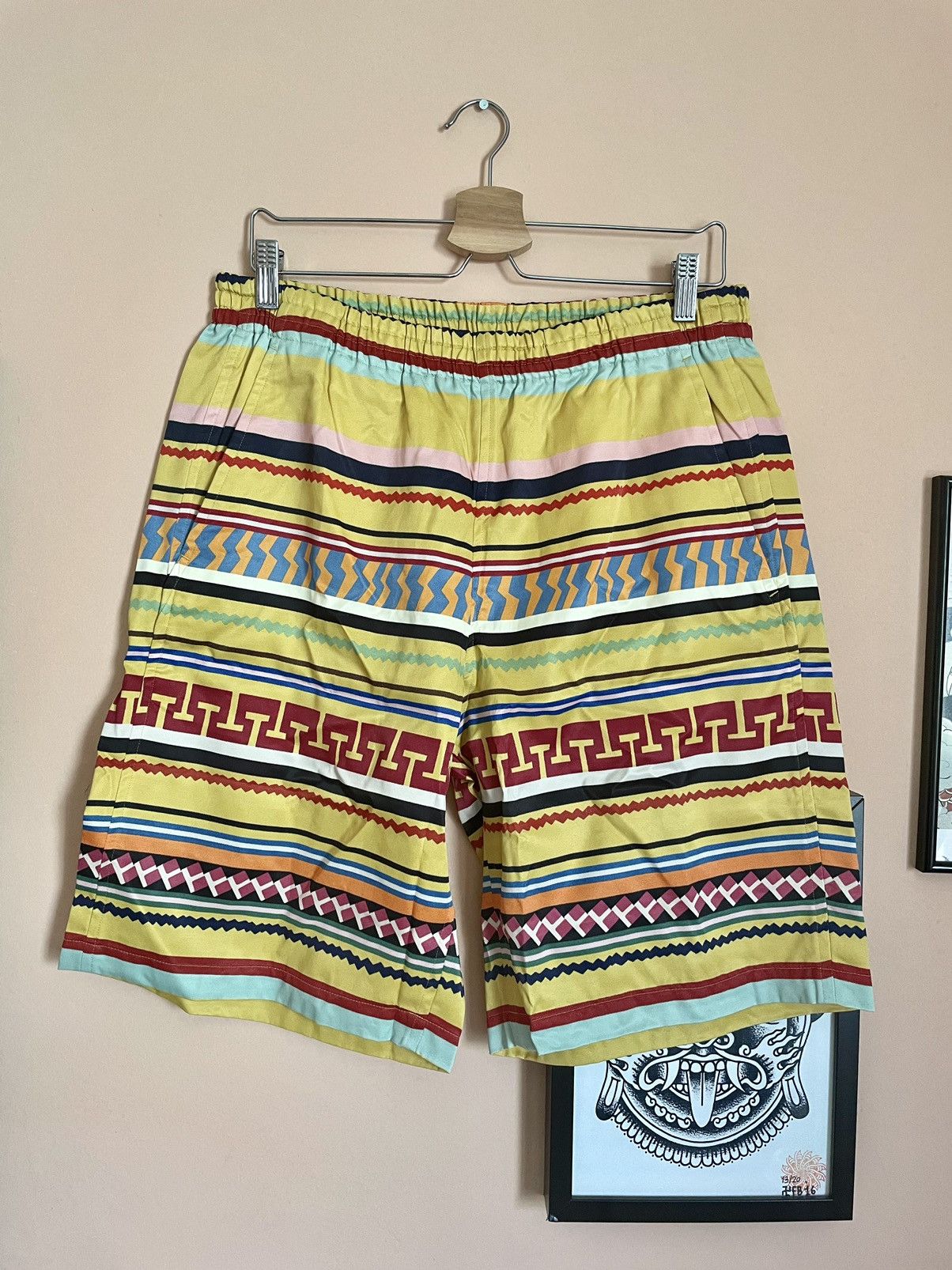 Needles by Nepenthes Basket Shorts made in Japan