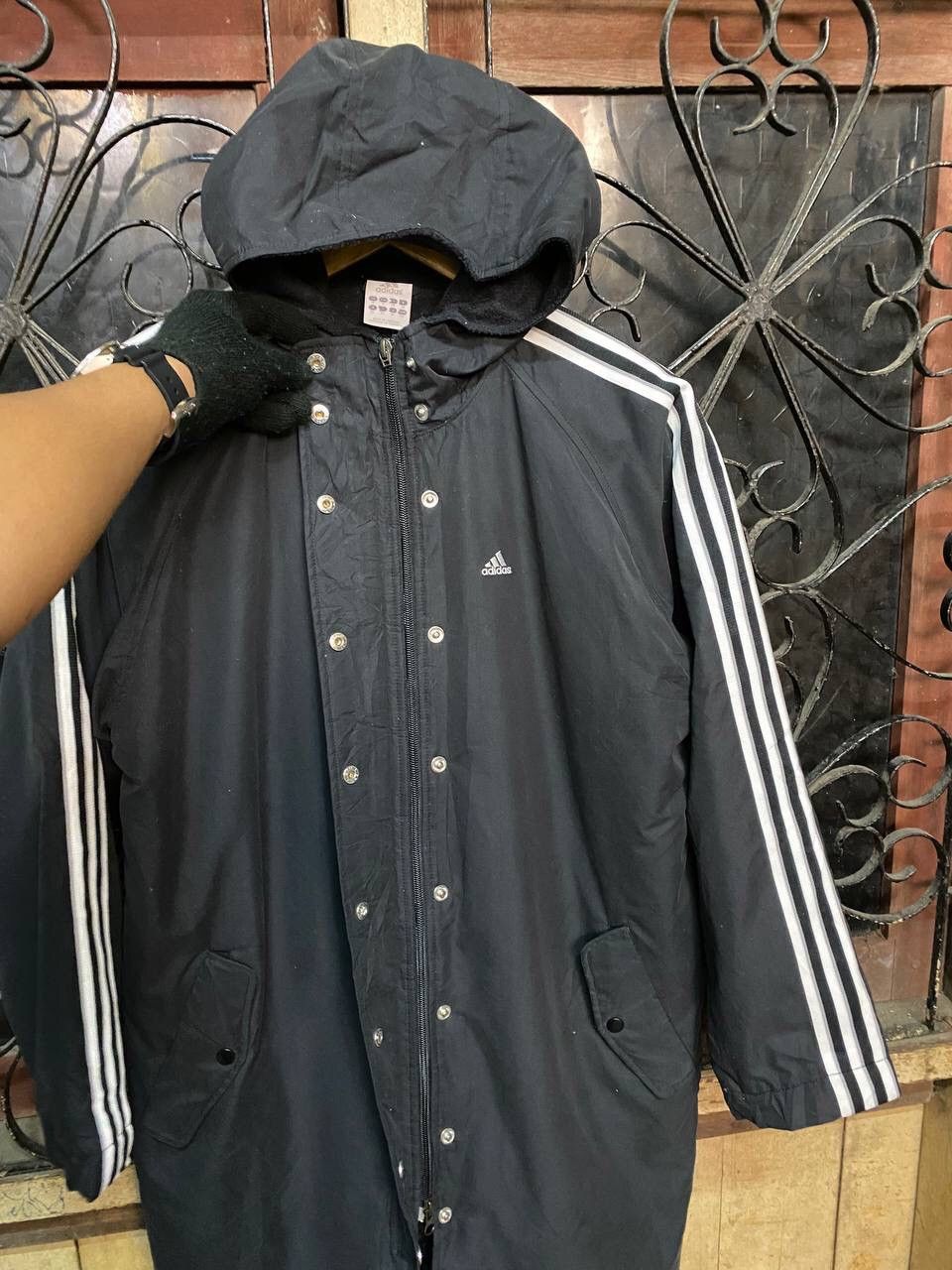 Adidas ADIDAS STRIPE PADDED PARKA Size US S / EU 44-46 / 1 - 6 Thumbnail