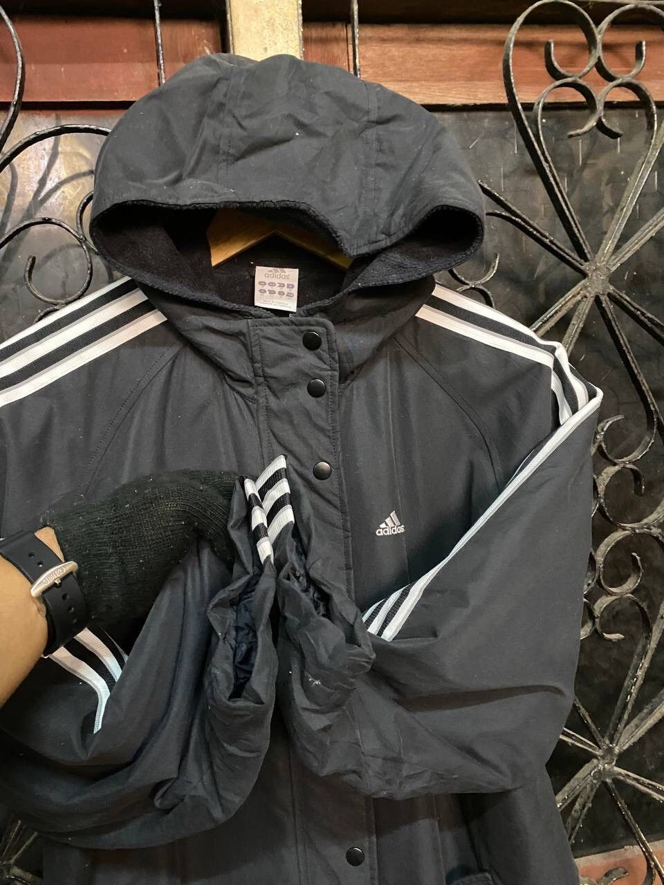 Adidas ADIDAS STRIPE PADDED PARKA Size US S / EU 44-46 / 1 - 7 Thumbnail