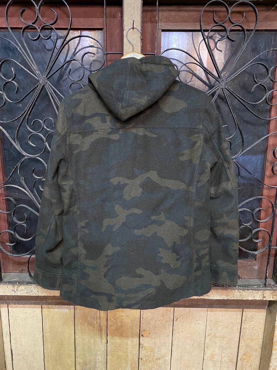 Global Work Global Work Camo Wool Field Hoodie Coat Size US M / EU 48-50 / 2 - 4 Thumbnail