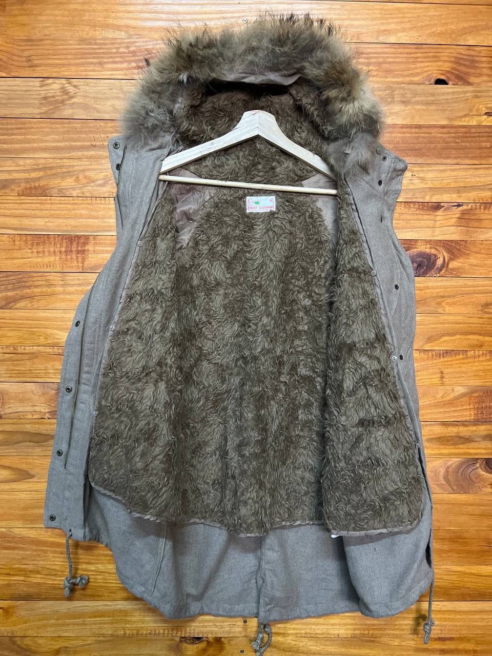 Japanese Brand VINTAGE COEN FAUX FUR FISHTAIL HOODIE PARKA Size US M / EU 48-50 / 2 - 12 Thumbnail