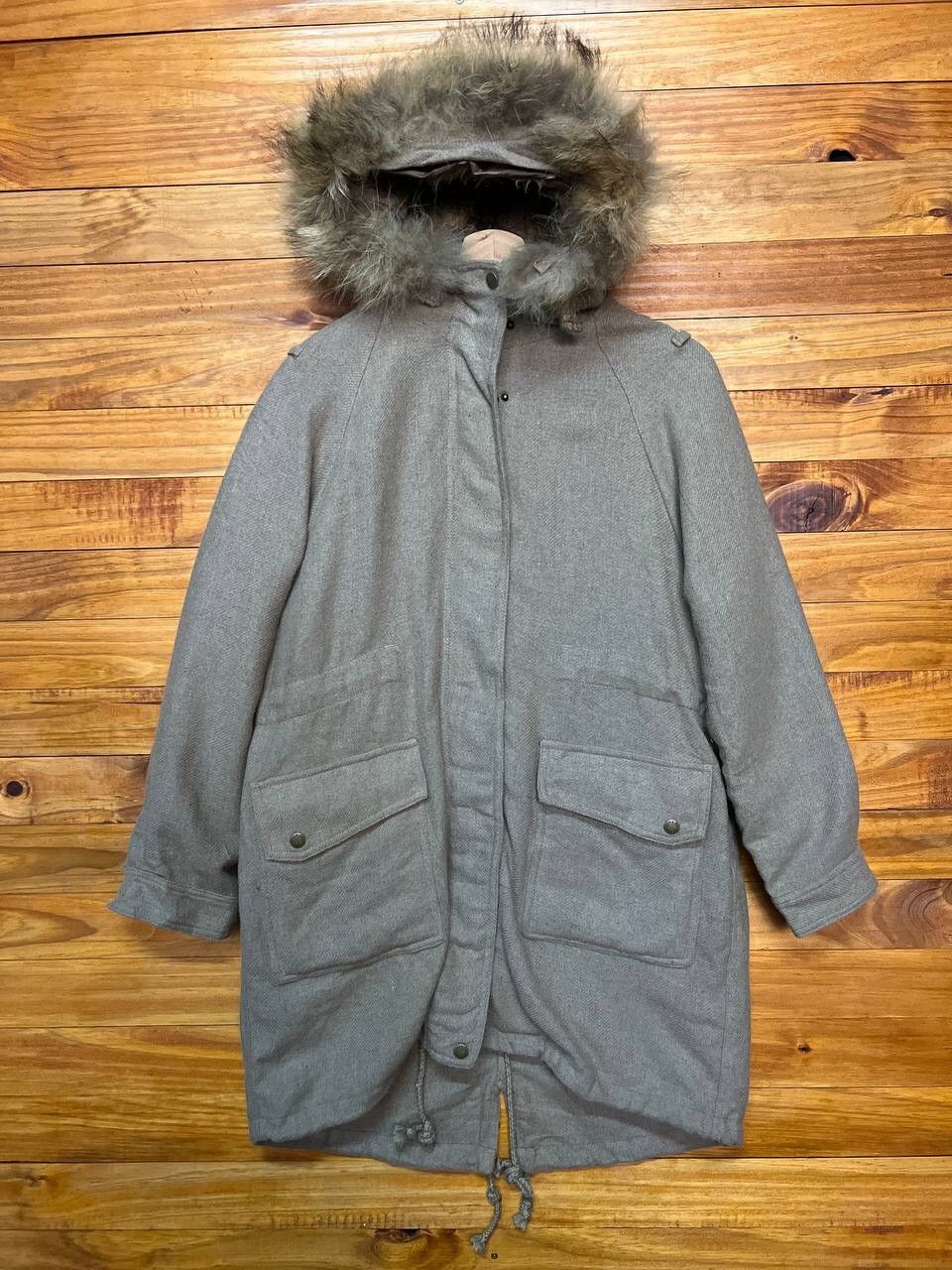 Japanese Brand VINTAGE COEN FAUX FUR FISHTAIL HOODIE PARKA Size US M / EU 48-50 / 2 - 1 Thumbnail
