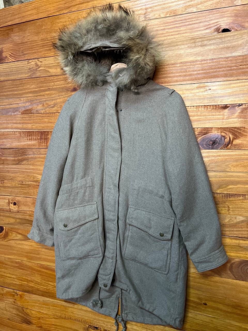Japanese Brand VINTAGE COEN FAUX FUR FISHTAIL HOODIE PARKA Size US M / EU 48-50 / 2 - 3 Thumbnail