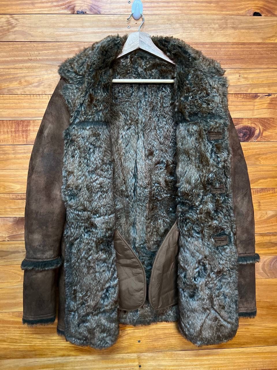 Japanese Brand RATTLE TRAP SHEARLING COAT ACRYLIC FUR LINING Size US M / EU 48-50 / 2 - 1 Thumbnail