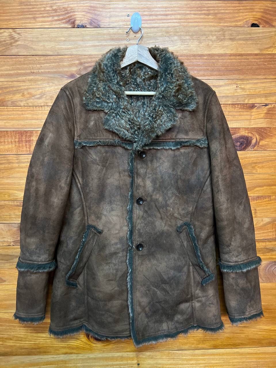 Japanese Brand RATTLE TRAP SHEARLING COAT ACRYLIC FUR LINING Size US M / EU 48-50 / 2 - 2 Thumbnail