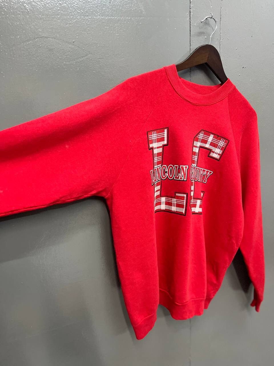 Fruit Of The Loom VINTAGE LINCOLN COUNTRY SWEATSHIRT Size US XL / EU 56 / 4 - 2 Thumbnail
