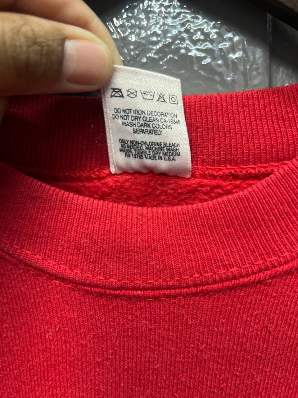 Fruit Of The Loom VINTAGE LINCOLN COUNTRY SWEATSHIRT Size US XL / EU 56 / 4 - 5 Thumbnail