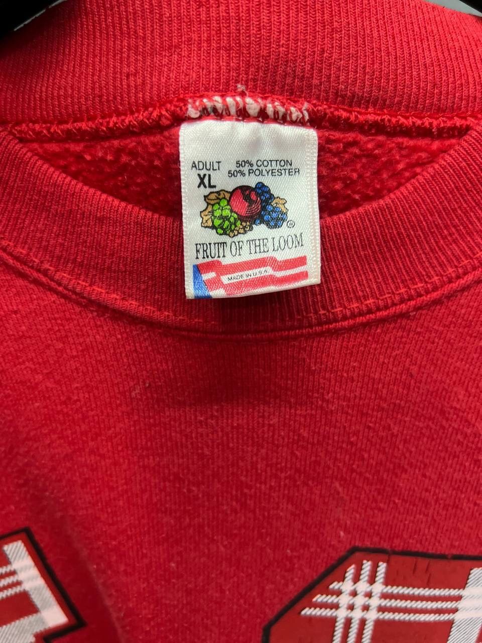 Fruit Of The Loom VINTAGE LINCOLN COUNTRY SWEATSHIRT Size US XL / EU 56 / 4 - 4 Thumbnail