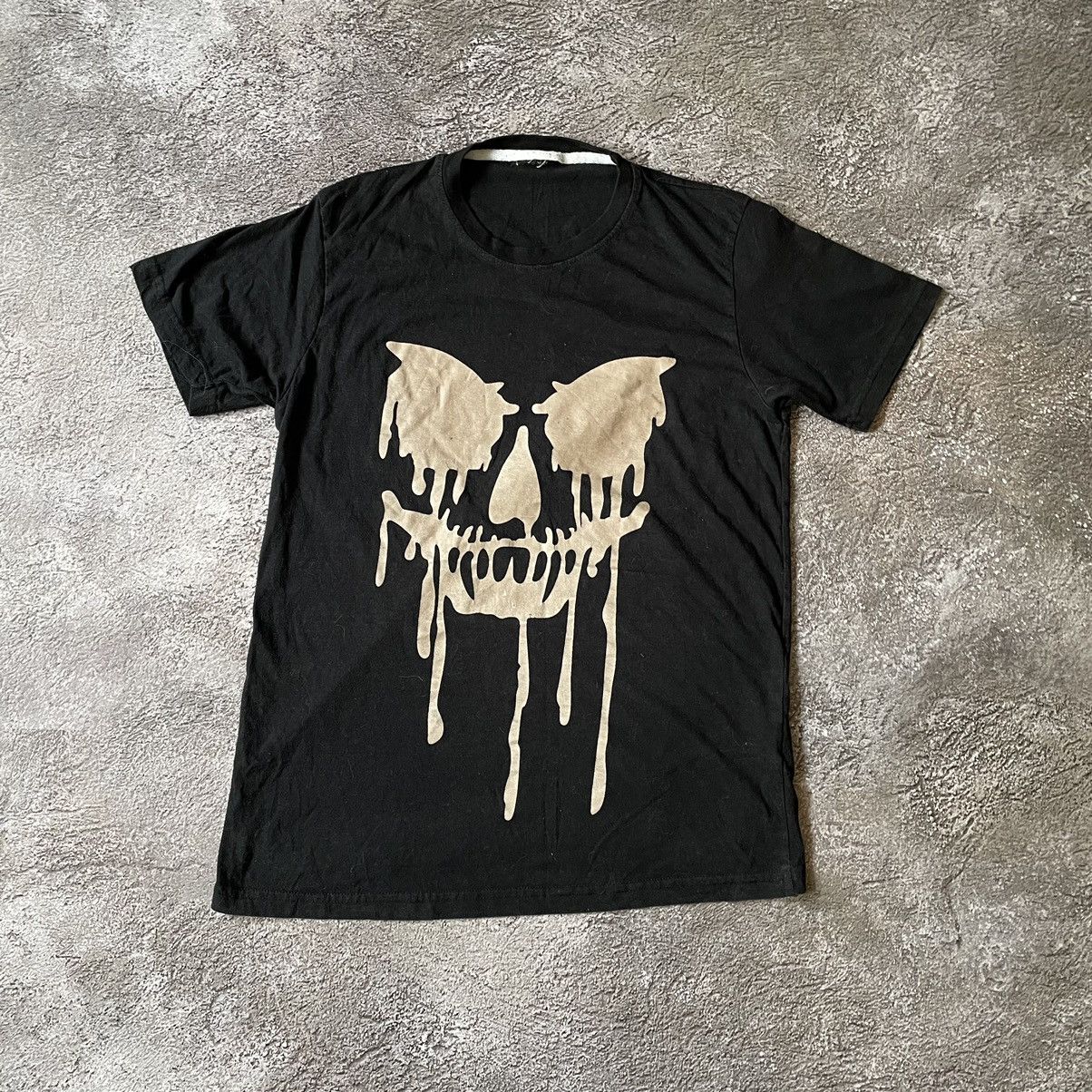 Vintage Vintage Y2K Graphic Tee Creepy Face Horror Skeleton Grunge M Size US M / EU 48-50 / 2 - 2 Thumbnail