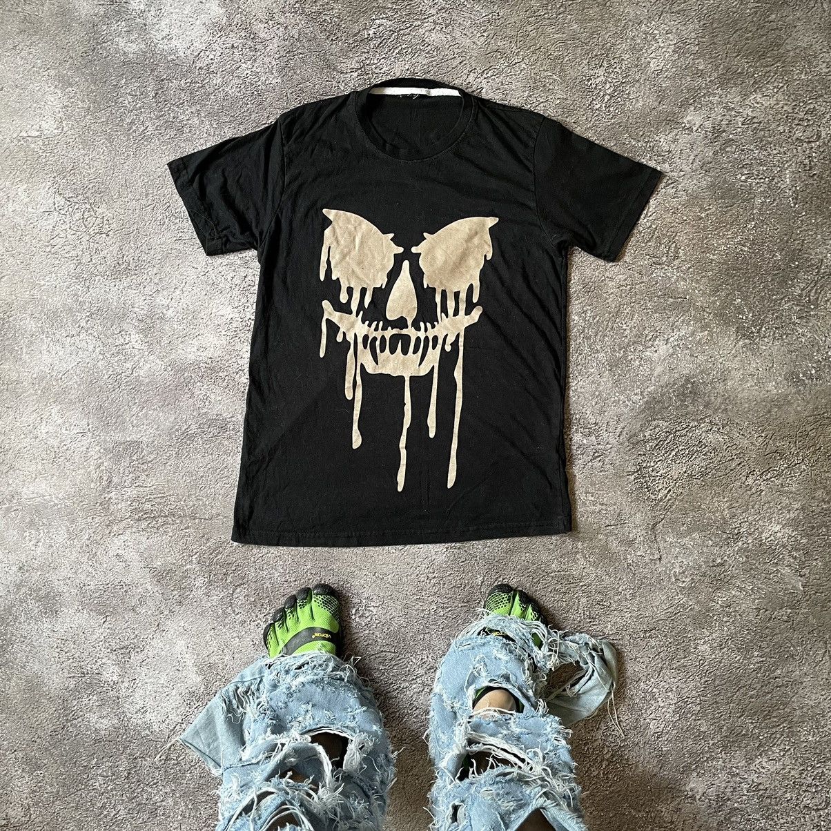 Vintage Vintage Y2K Graphic Tee Creepy Face Horror Skeleton Grunge M Size US M / EU 48-50 / 2 - 1 Thumbnail