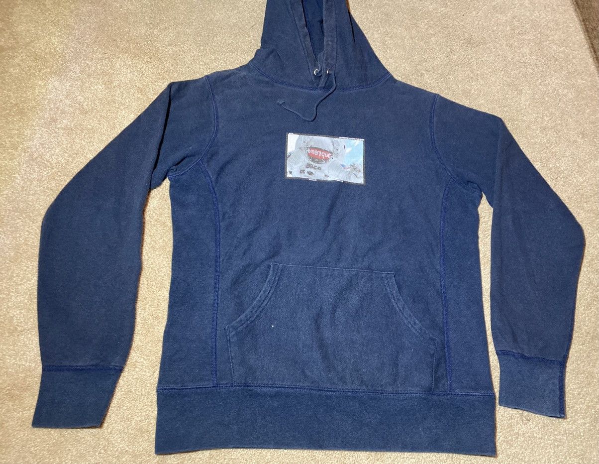 Supreme SS15 Supreme Astronaut Hooded Sweatshirt Small Blue 2015 Size US S / EU 44-46 / 1 - 2 Thumbnail