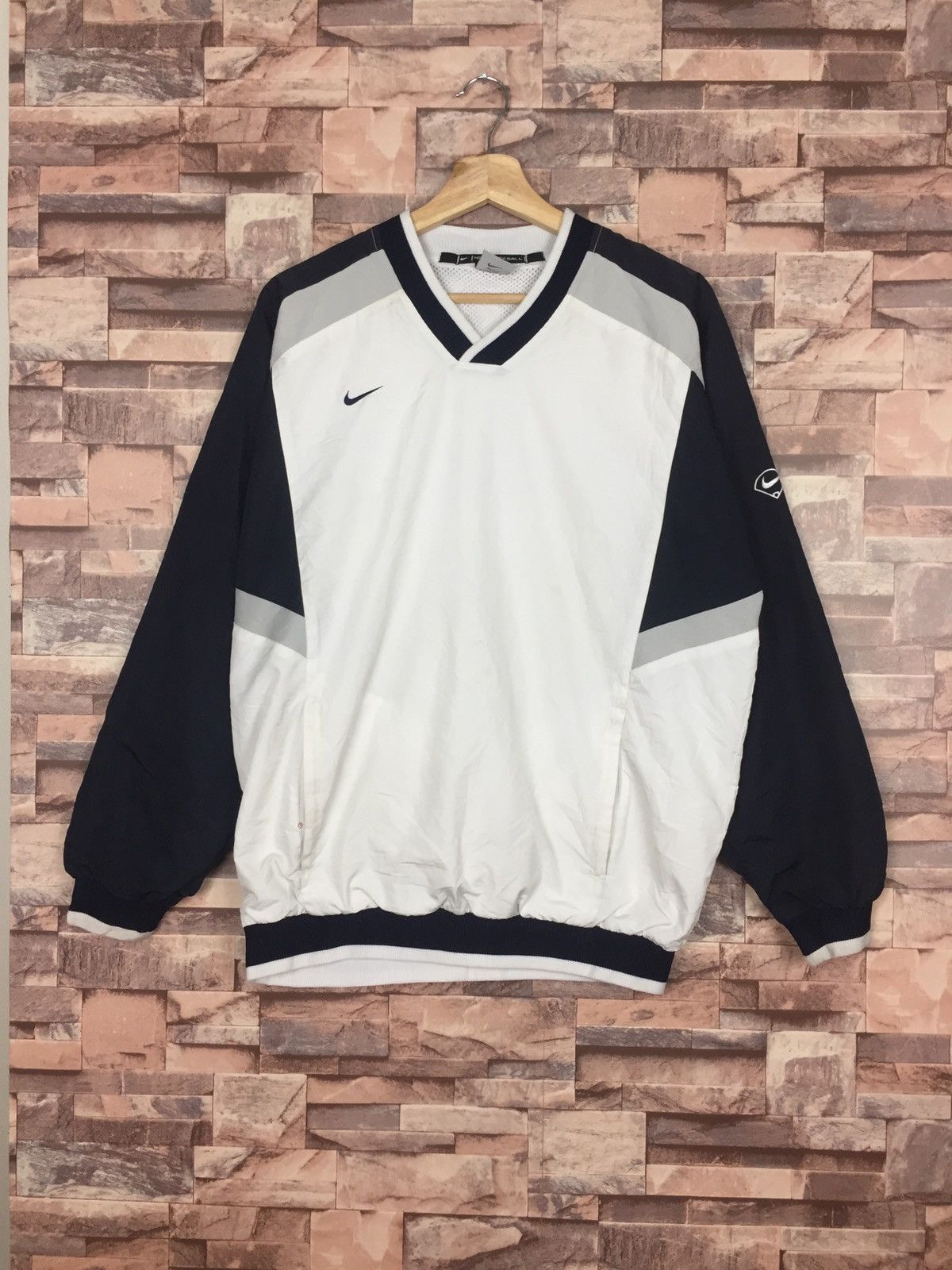 Nike Nike Baseball V-Neck Long Sleeve #J5-4 Size US M / EU 48-50 / 2 - 1 Thumbnail