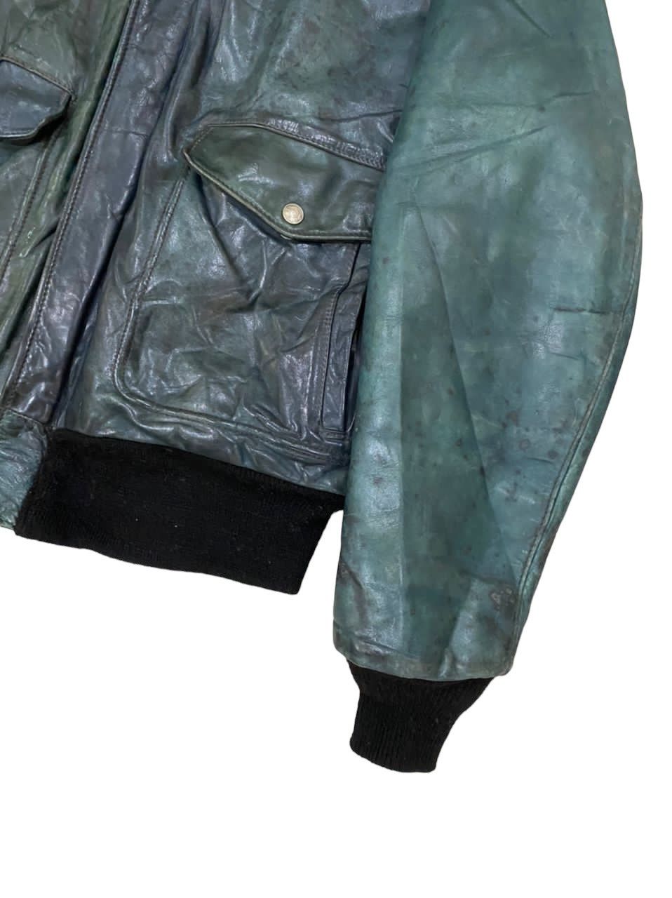 Schott 🔥Vintage Schott Leather Jacket Size US M / EU 48-50 / 2 - 8 Thumbnail