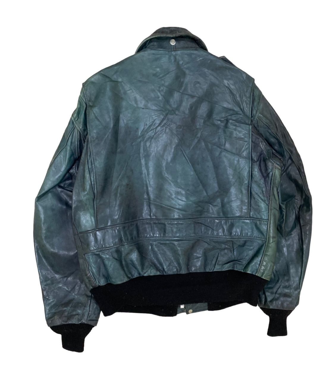 Schott 🔥Vintage Schott Leather Jacket Size US M / EU 48-50 / 2 - 3 Thumbnail