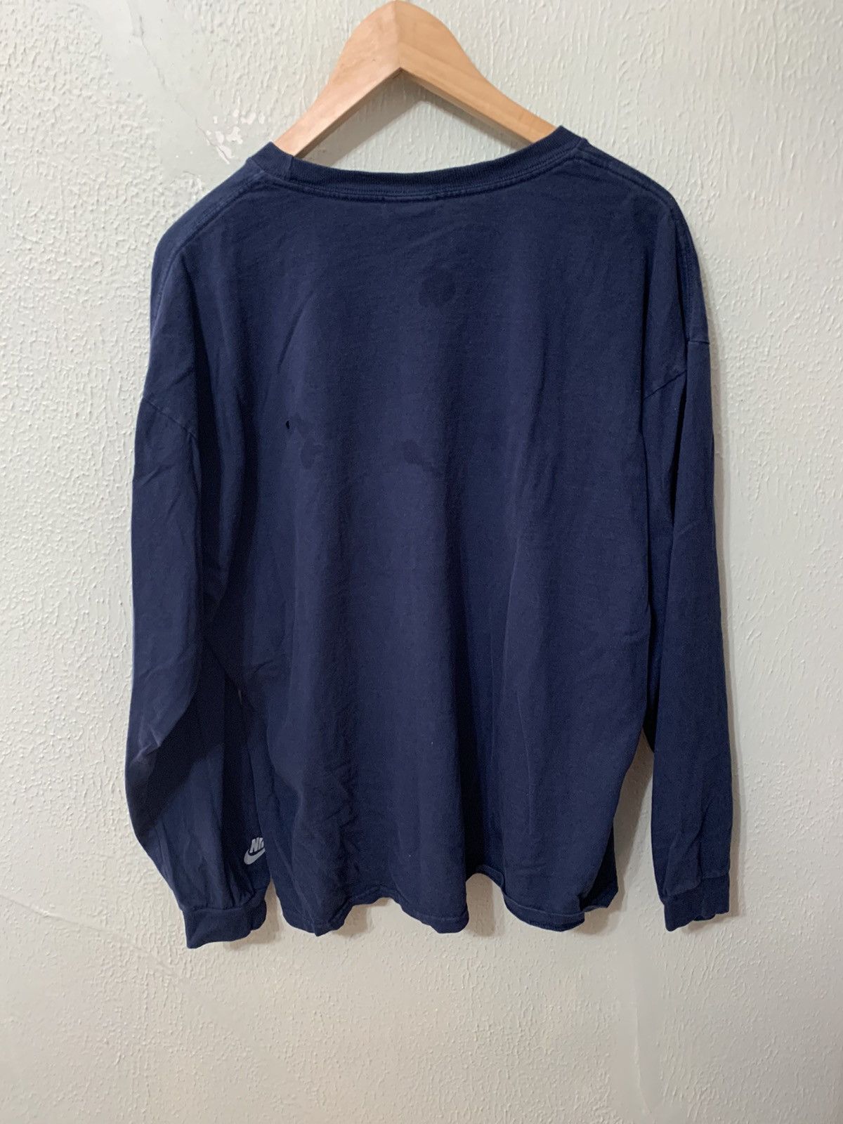 Nike Vintage Nike Air Logo Longsleeve Size US XL / EU 56 / 4 - 4 Thumbnail