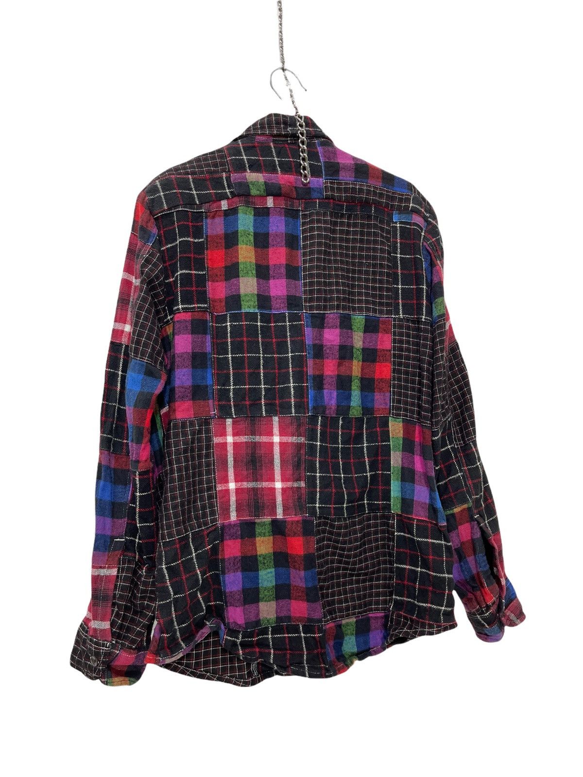 Blue Blue Japan H.R. Market Japan Patchwork Flannel Shirt 2🟩5 Size US S / EU 44-46 / 1 - 6 Thumbnail