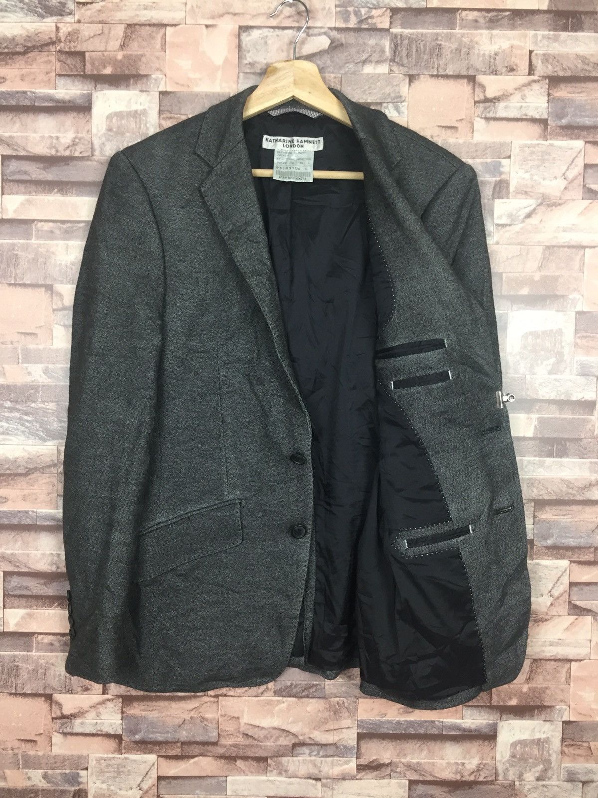 Katharine Hamnett London Katharine Hamnett London Blazer Jacket Size 38L - 3 Thumbnail