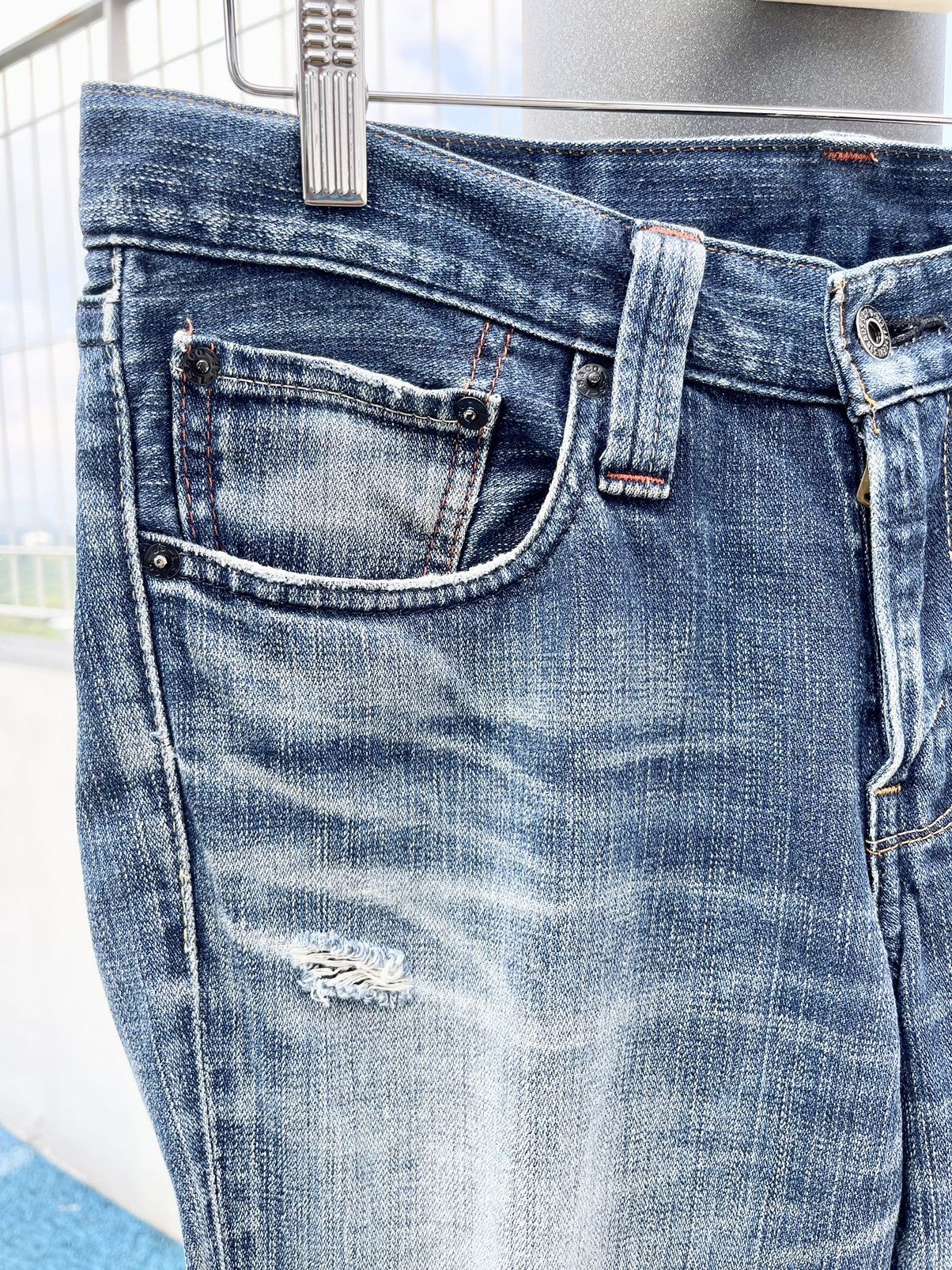 Levi's VINTAGE SICK DISTRESSED FLARED LEVIS 517 SIZE 32X32 Size US 32 / EU 48 - 5 Thumbnail