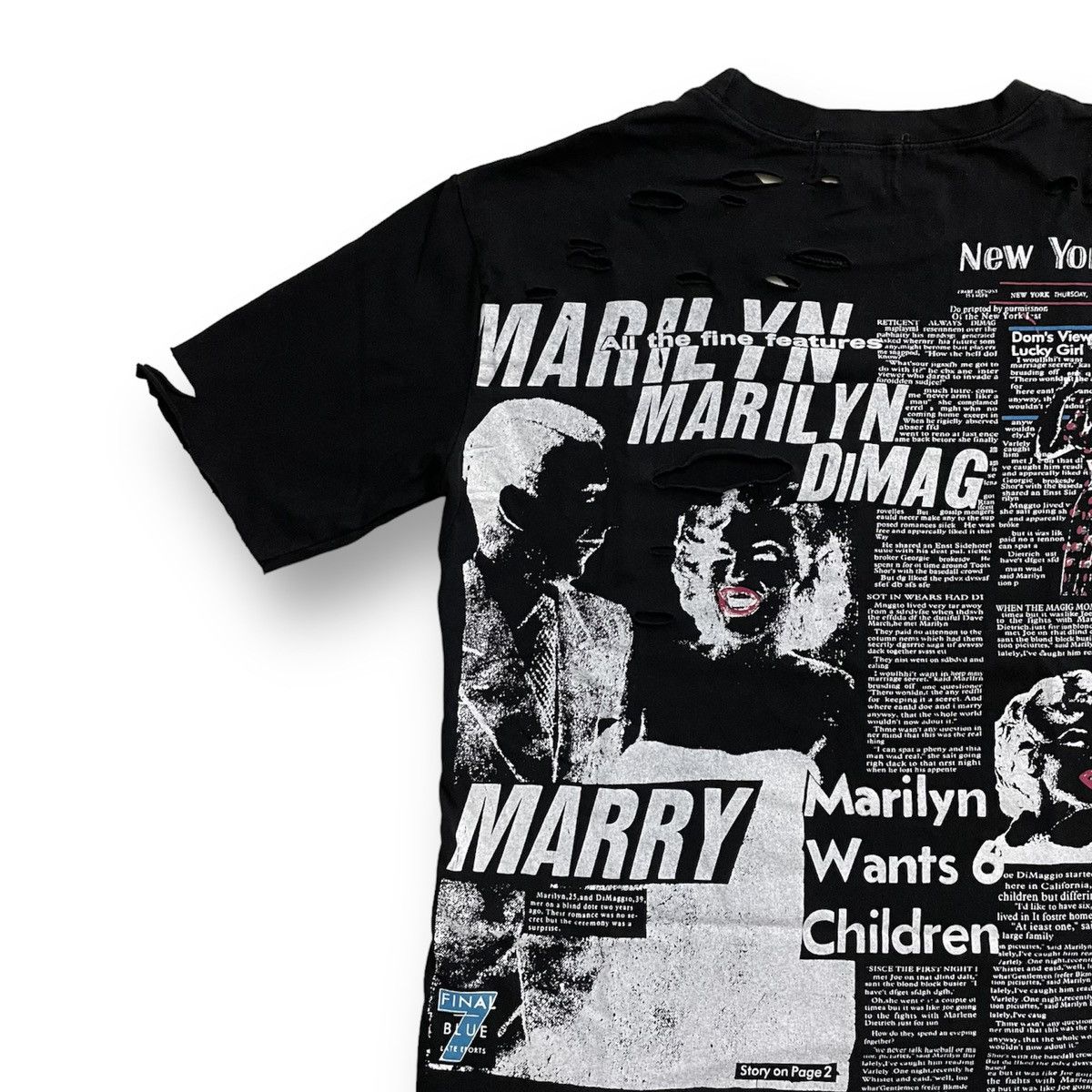 Hysteric Glamour Bootleg Vintage 90’s Newspaper Printed Marilyn Monroe Size US L / EU 52-54 / 3 - 2 Thumbnail