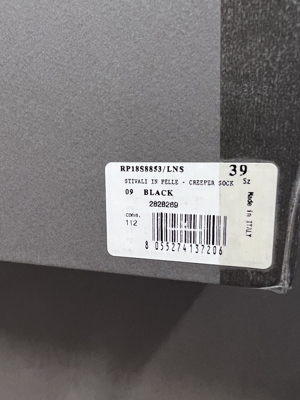 Rick Owens Rick owens creeper sock boots in black size39 Size US 6.5 / EU 39-40 - 10 Thumbnail