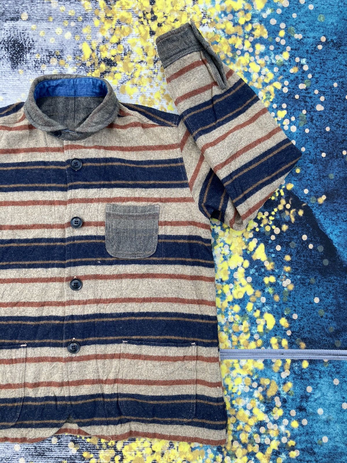 Japanese Brand CHLORO SISTER REVERSIBLE BUTTON UPS Size US M / EU 48-50 / 2 - 3 Thumbnail