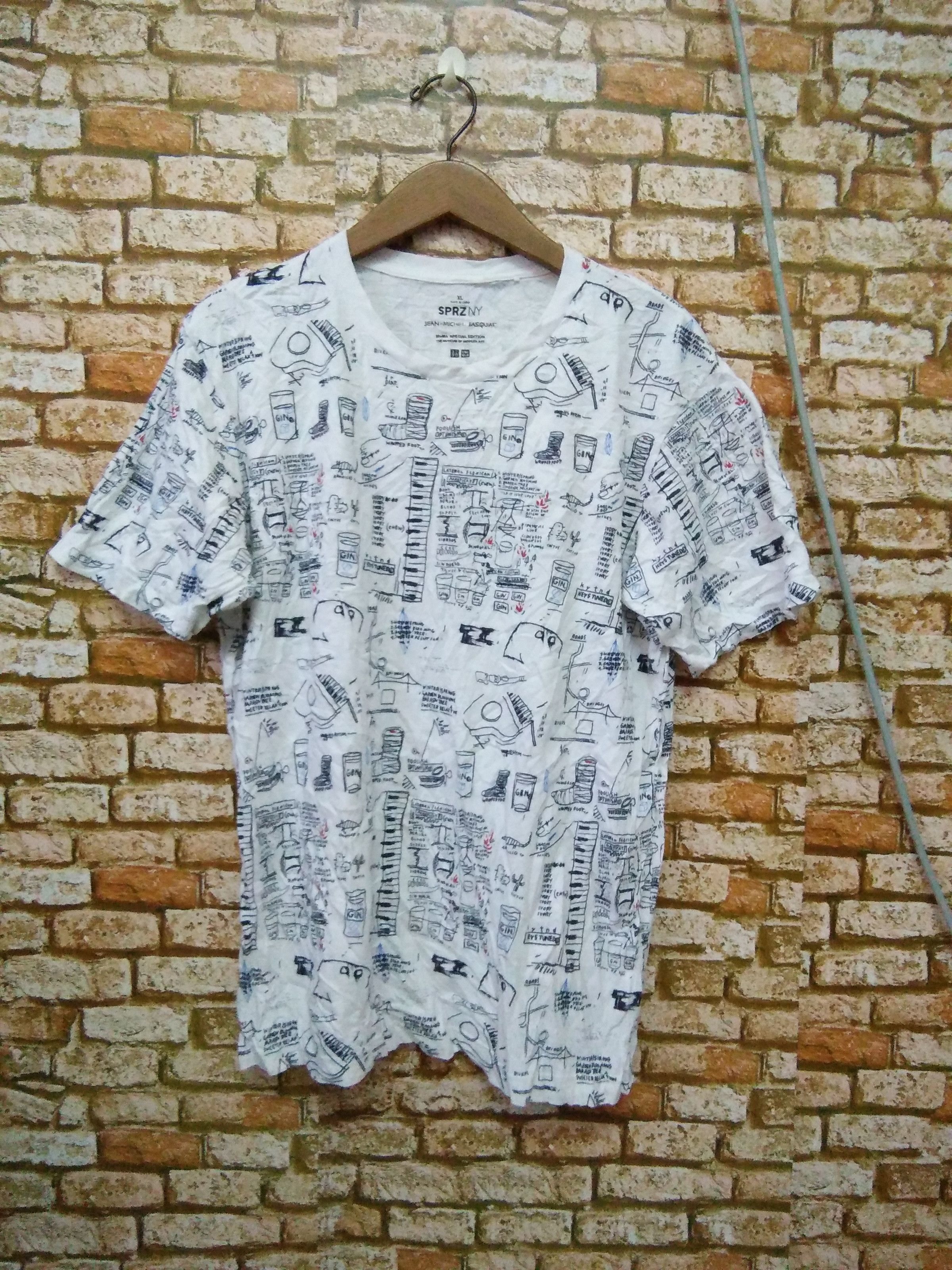 Jean-Michel Basquiat JEAN MICHEL BASQUIAT MoMa SHIRT FULL PRINT (A304) Size US XL / EU 56 / 4 - 1 Thumbnail