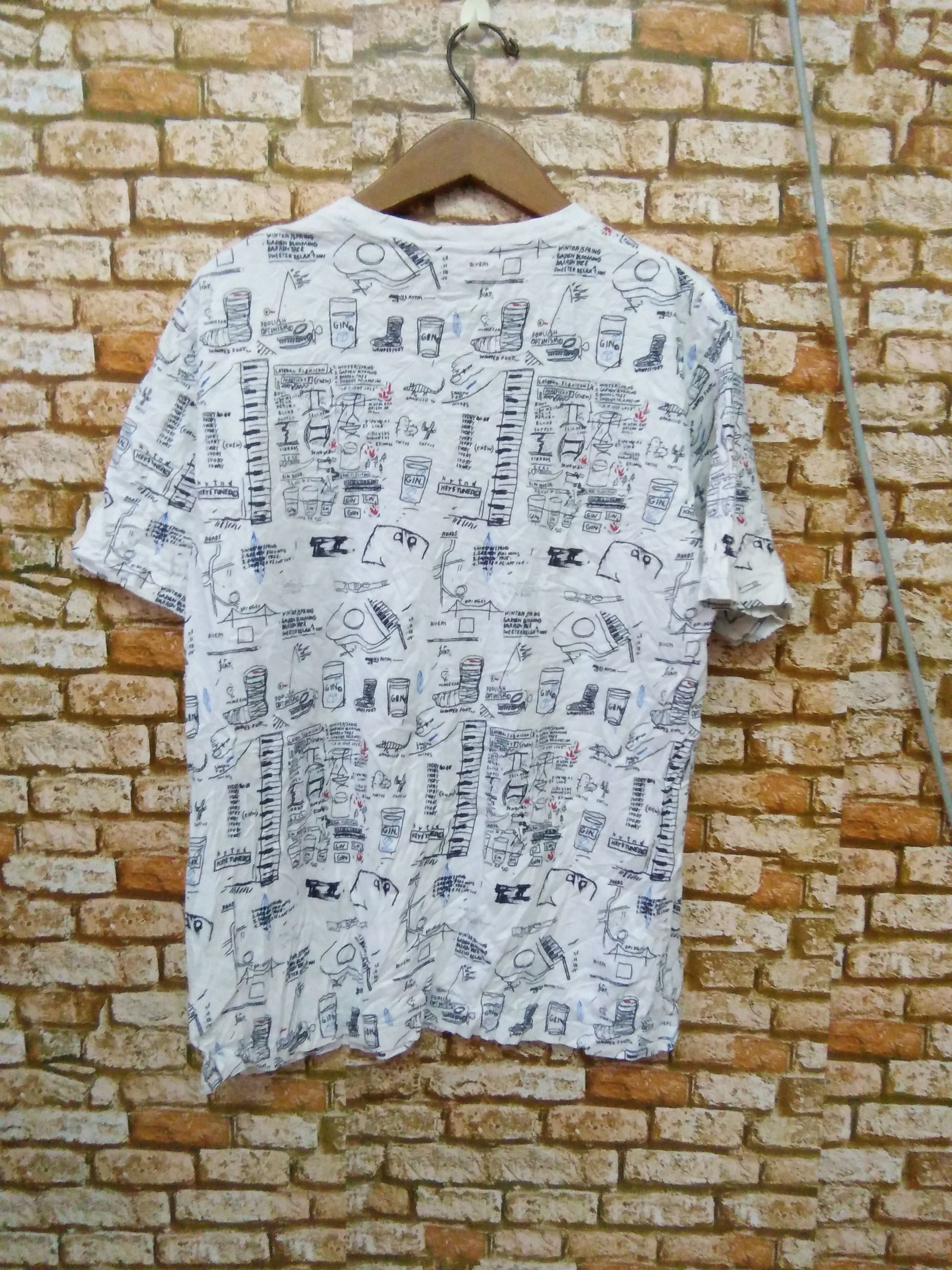 Jean-Michel Basquiat JEAN MICHEL BASQUIAT MoMa SHIRT FULL PRINT (A304) Size US XL / EU 56 / 4 - 2 Thumbnail