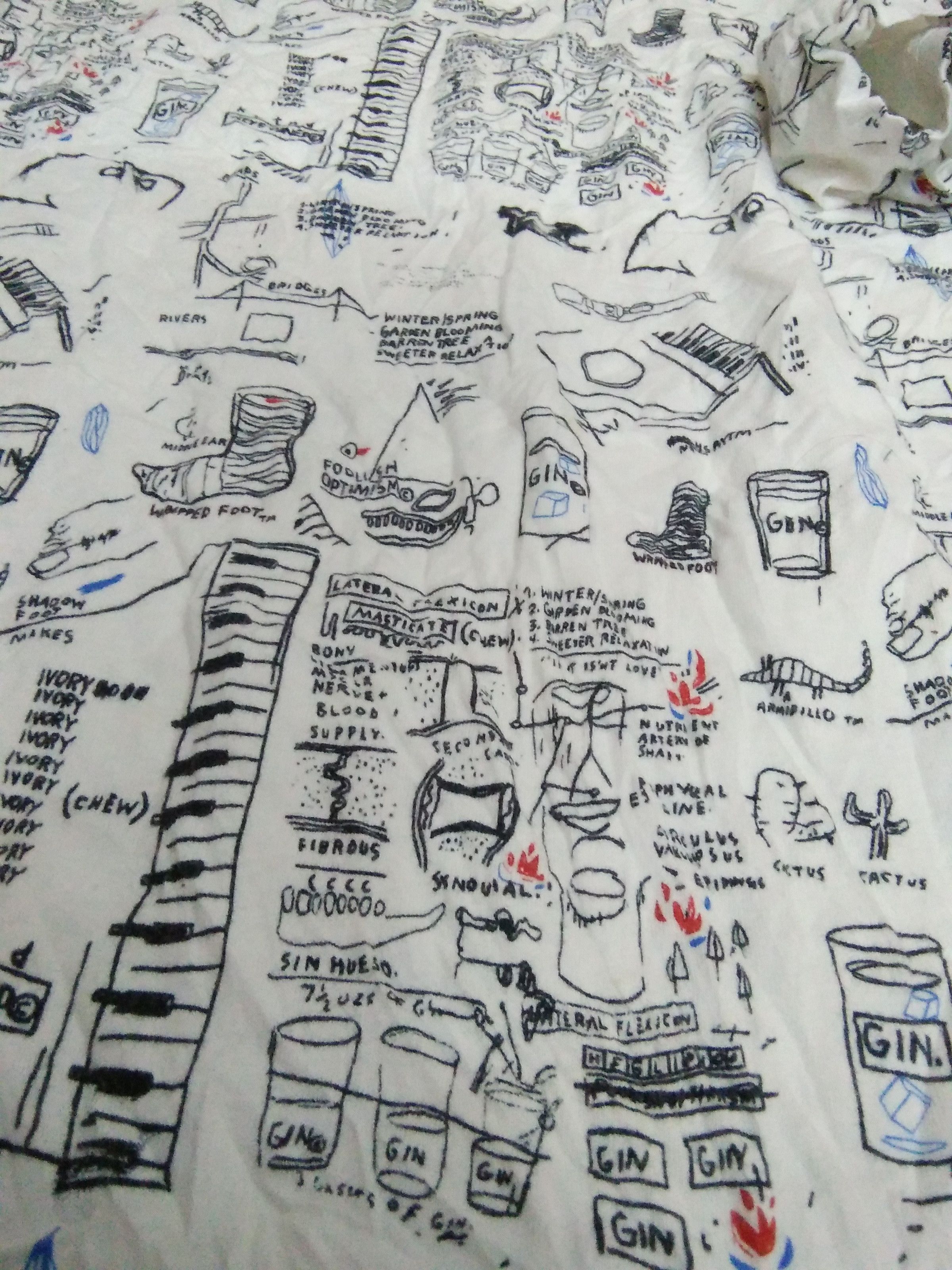 Jean-Michel Basquiat JEAN MICHEL BASQUIAT MoMa SHIRT FULL PRINT (A304) Size US XL / EU 56 / 4 - 4 Thumbnail