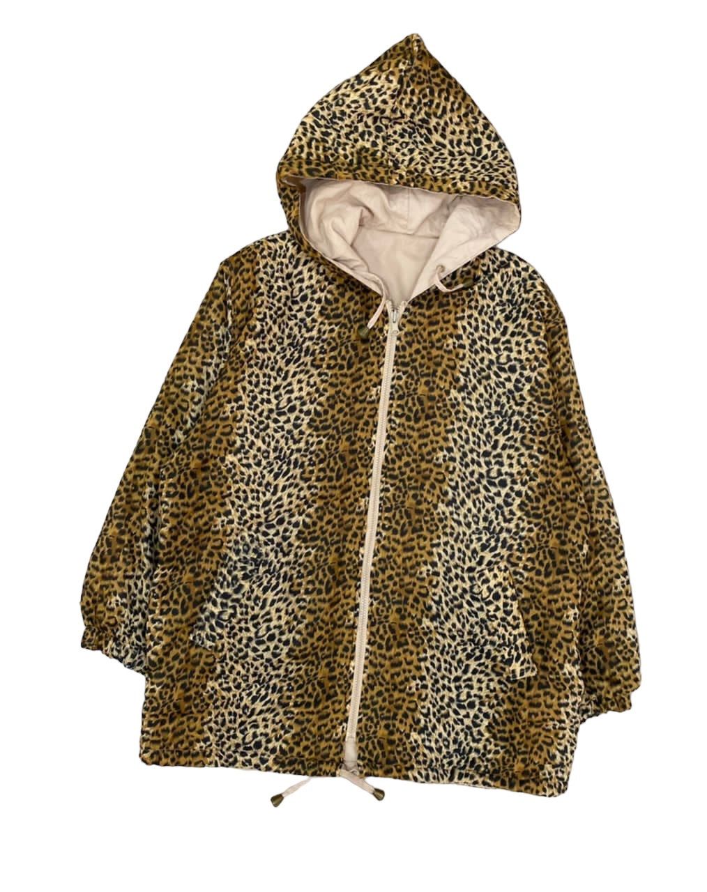 Japanese Brand Vintage Reversible Leopard Print Hoodie Jacket Size US M / EU 48-50 / 2 - 6 Thumbnail