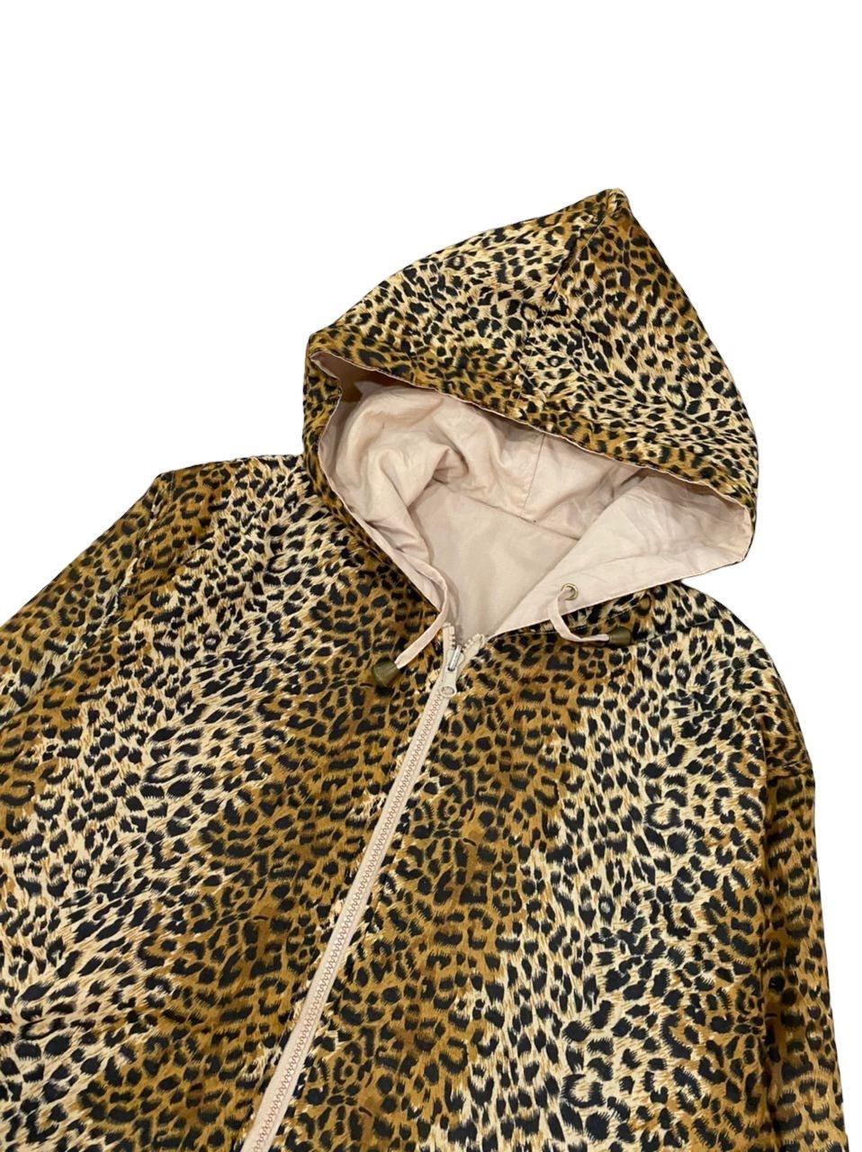 Japanese Brand Vintage Reversible Leopard Print Hoodie Jacket Size US M / EU 48-50 / 2 - 5 Thumbnail