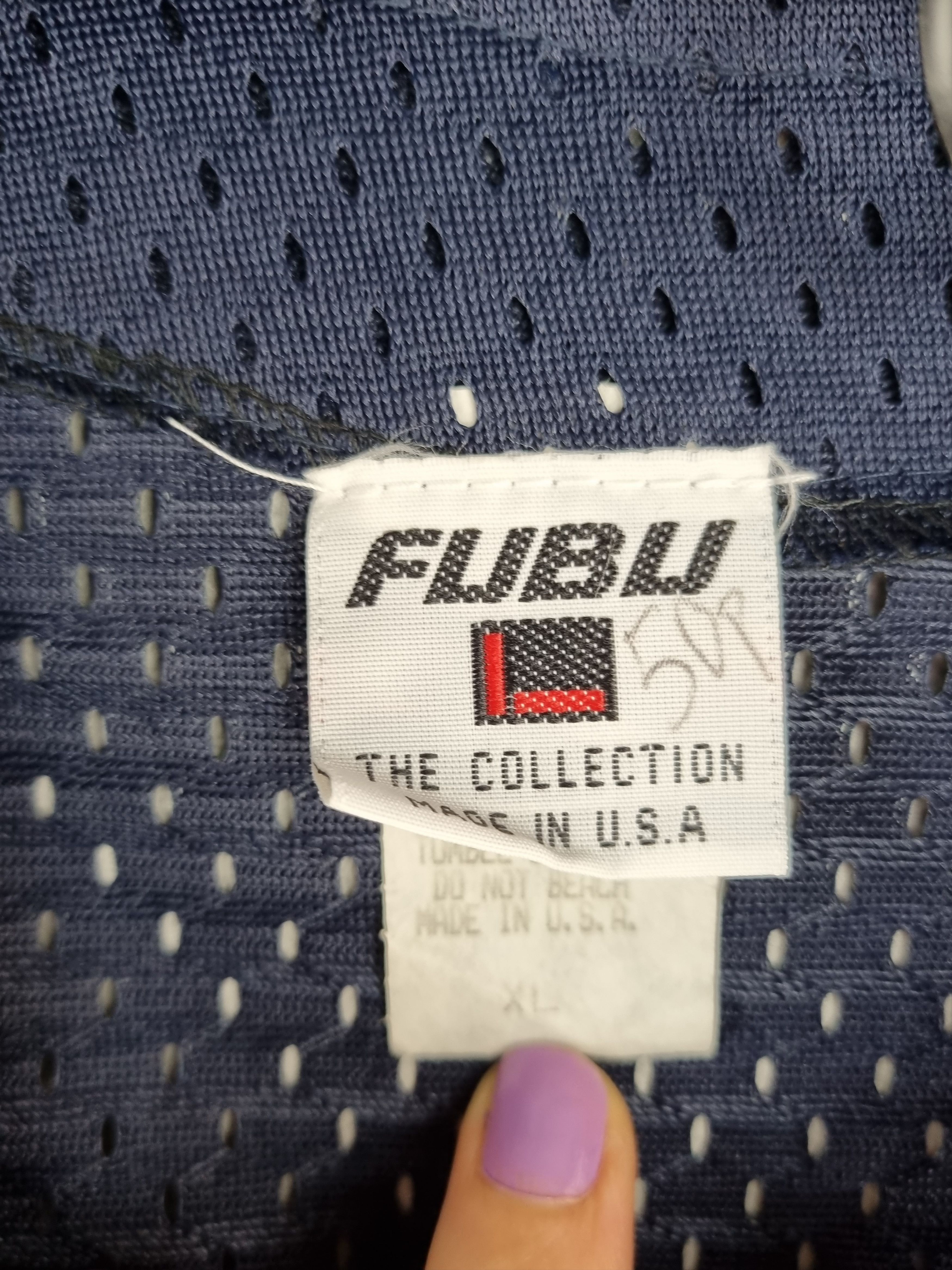 Fubu × Rap Tees 90s FUBU Baseball Jersey Embroidered Big logo tee shirt Size US XL / EU 56 / 4 - 5 Thumbnail
