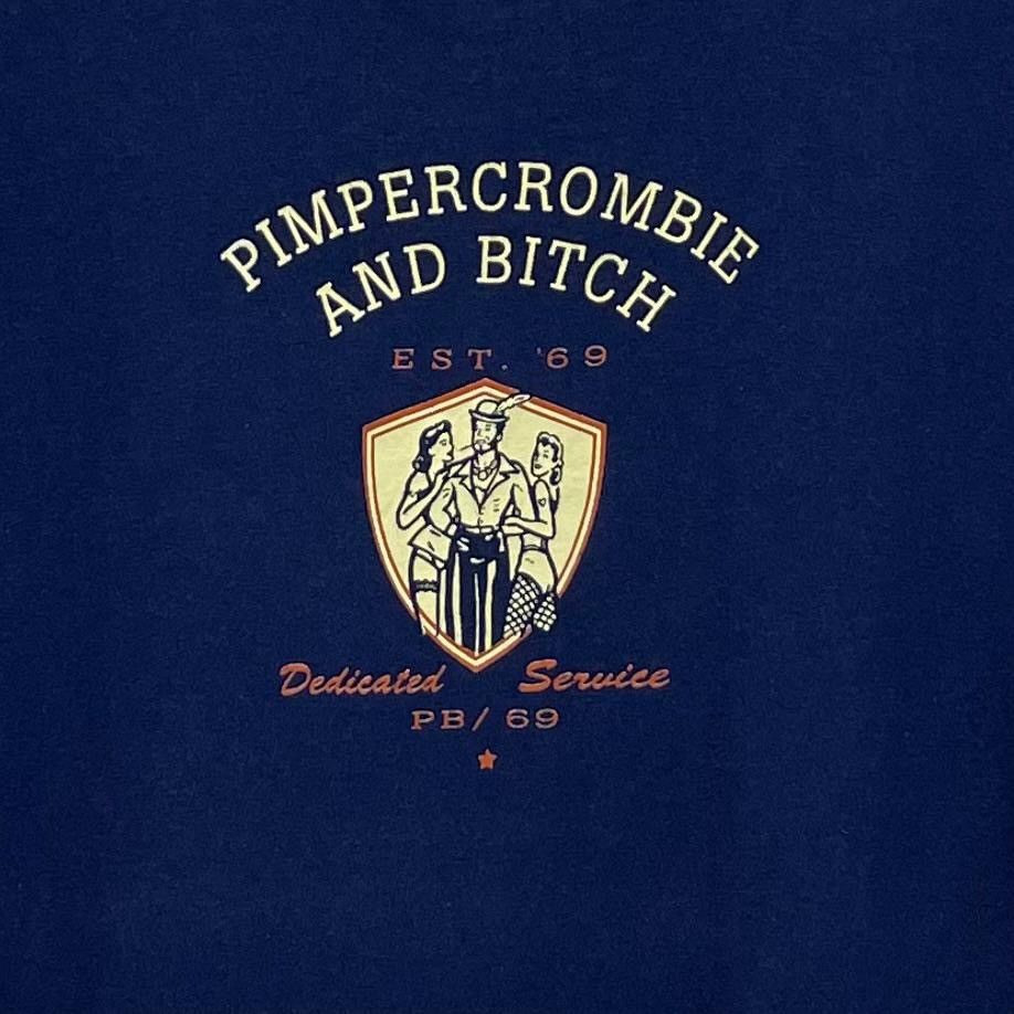 Vintage Vintage 90s Pimpercrombie And Bitch Funny Parody T-Shirt Size US L / EU 52-54 / 3 - 2 Thumbnail