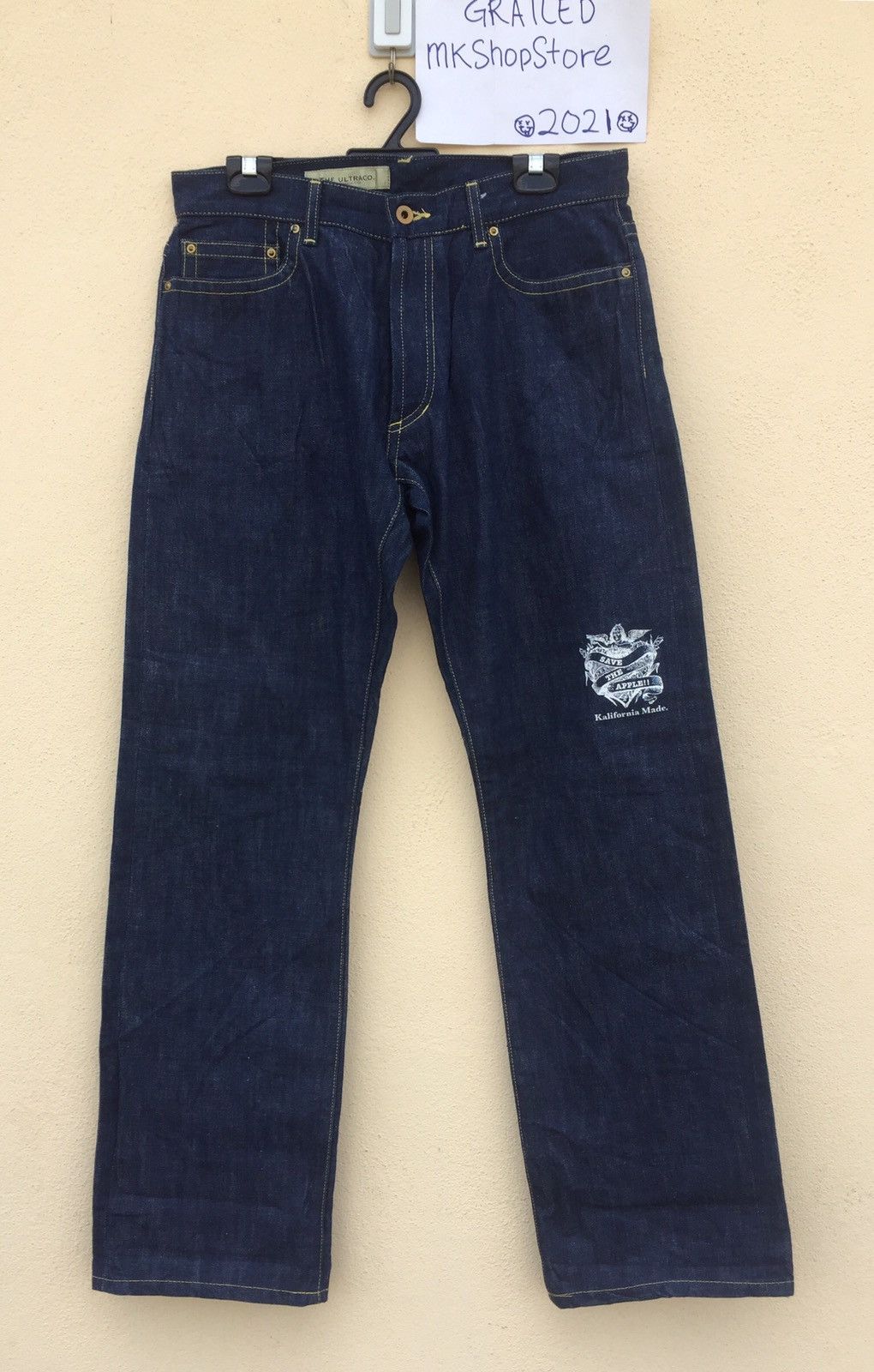 California Arts. × Japanese Brand Red Line Selvedge Kalifornia Made by The Ultraco Japan Size US 31 - 11 Thumbnail