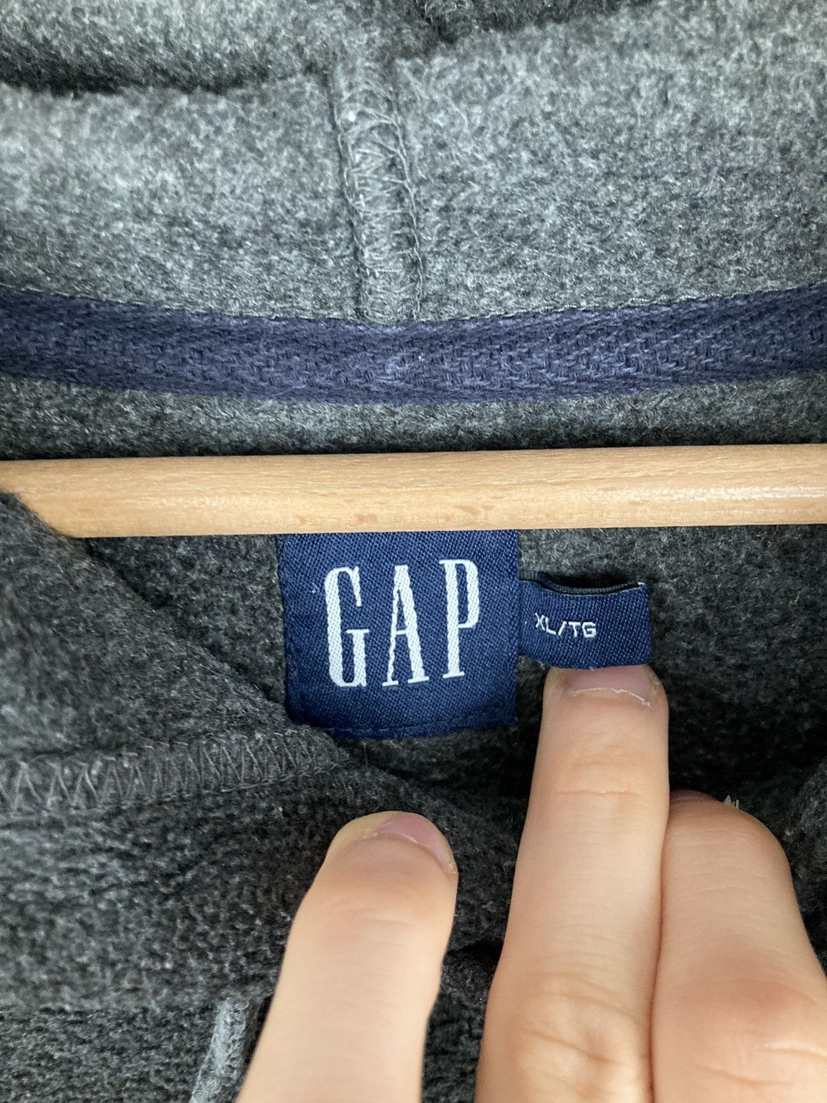 Gap Vintage Gap Hoodie Sherpa Fleece Made in Korea Rare Japanese Size US XL / EU 56 / 4 - 6 Thumbnail