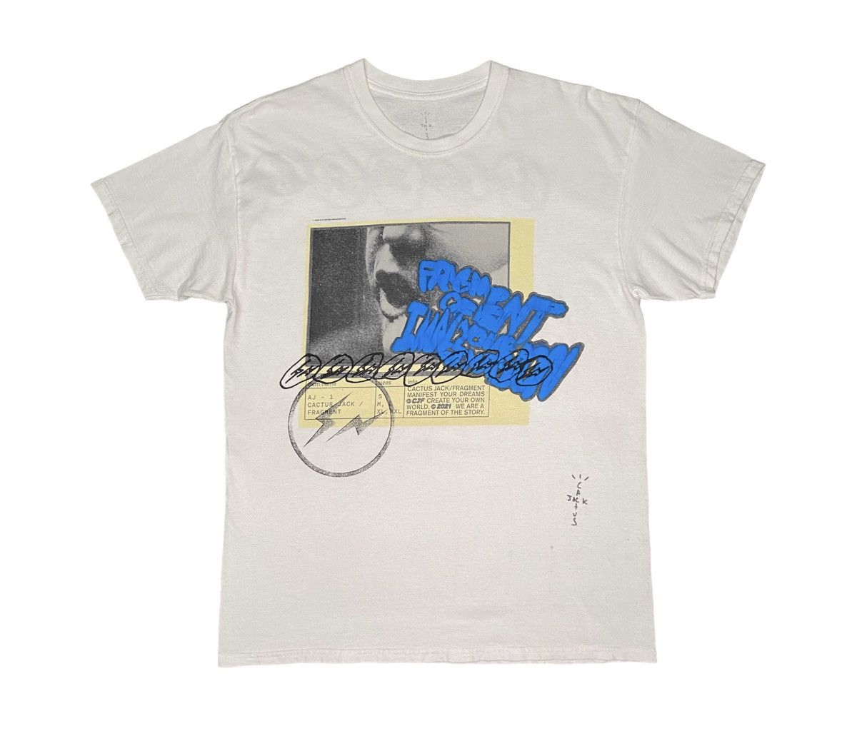 CACTUS JACK X FRAGMENT 2021 MANIFEST TEE