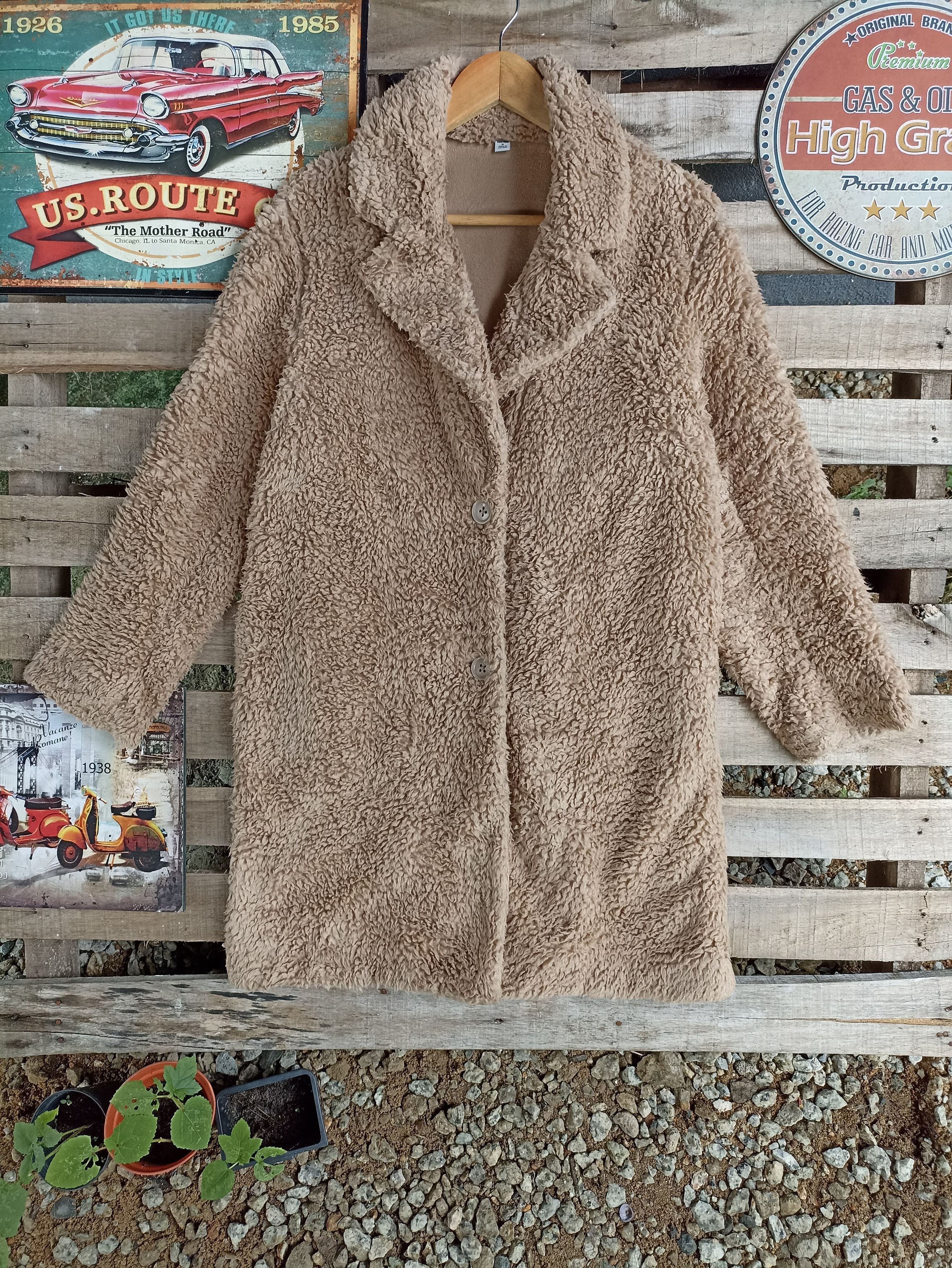 Japanese Brand × Uniqlo Uniqlo Fuzzy Fleece Long Jacket Size US M / EU 48-50 / 2 - 1 Thumbnail