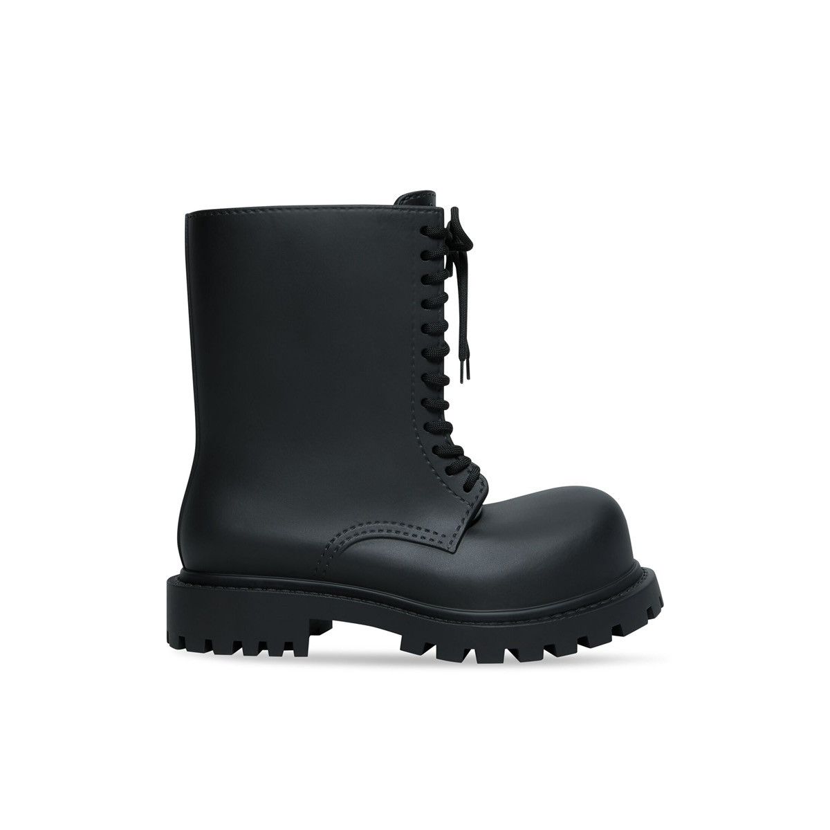 image of Balenciaga Steroid Rubber Boots in Black, Men's (Size 10)