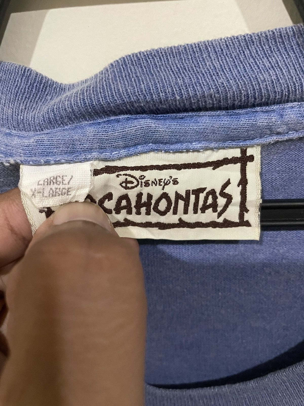 Cartoon Network Vintage 90s Pocahontas Made In USA Single Stitch Tee Size US XL / EU 56 / 4 - 12 Thumbnail