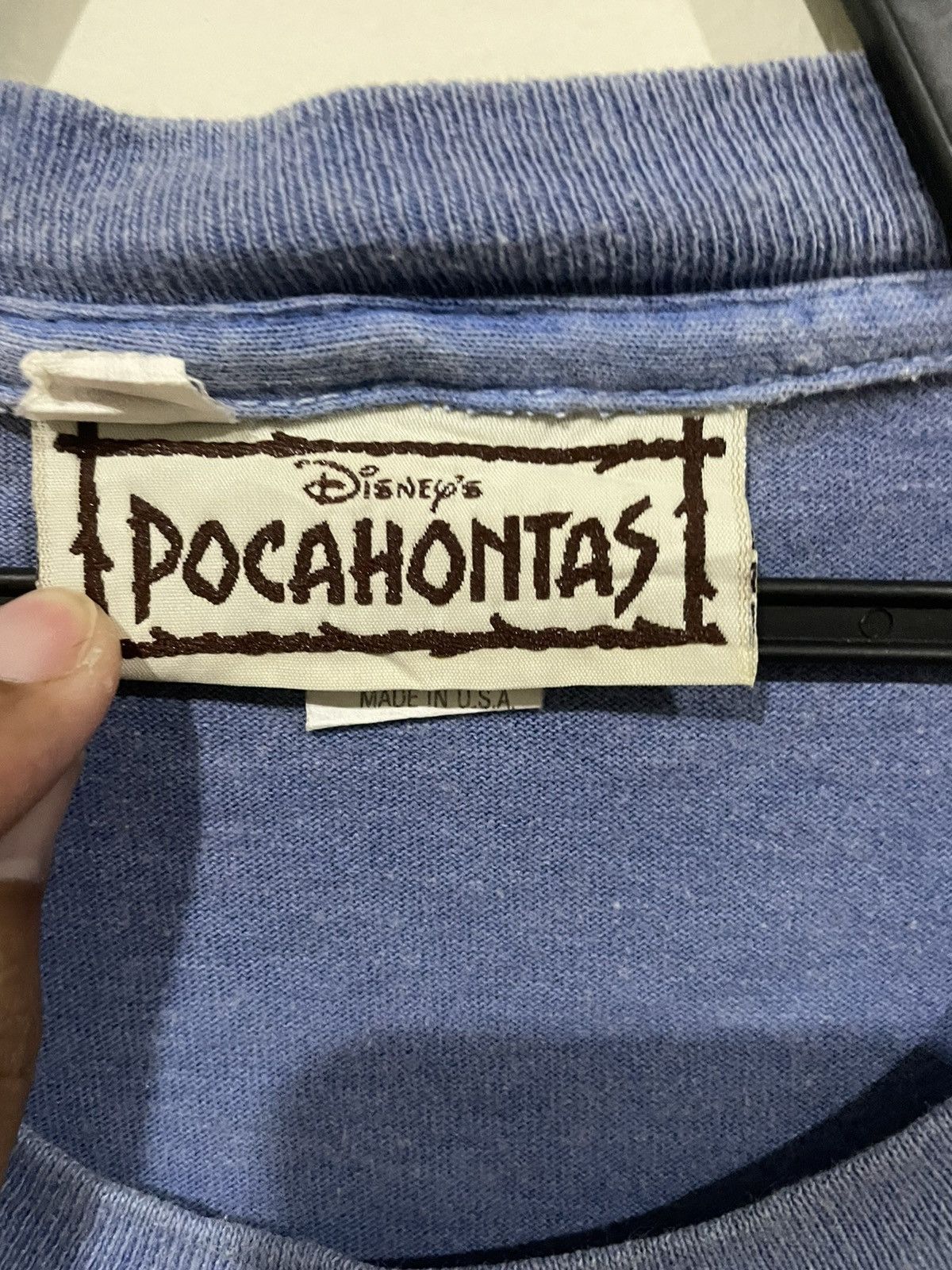Cartoon Network Vintage 90s Pocahontas Made In USA Single Stitch Tee Size US XL / EU 56 / 4 - 11 Thumbnail