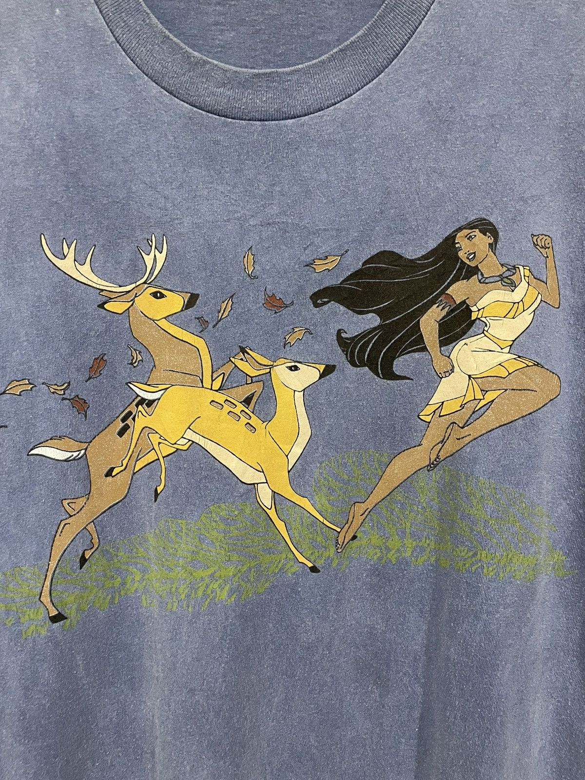 Cartoon Network Vintage 90s Pocahontas Made In USA Single Stitch Tee Size US XL / EU 56 / 4 - 8 Thumbnail