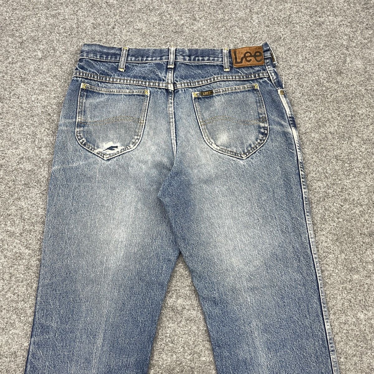 Lee × Vintage Vintage Lee Denim Distressed Light Wash -wc197 Size US 33 - 3 Thumbnail