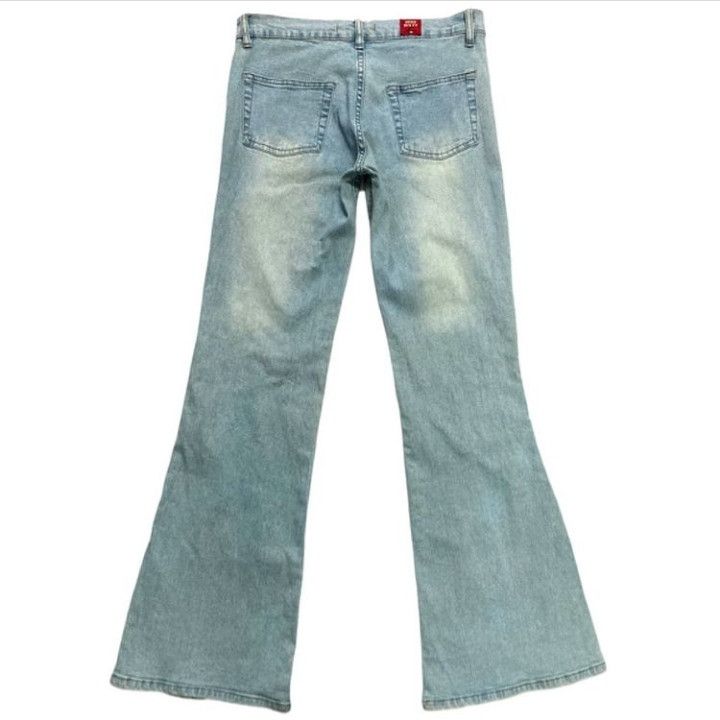 Vintage Vintage Miss Sixty Low-Rise Stretch Flared Jeans Size 30" / US 8 / IT 44 - 5 Thumbnail