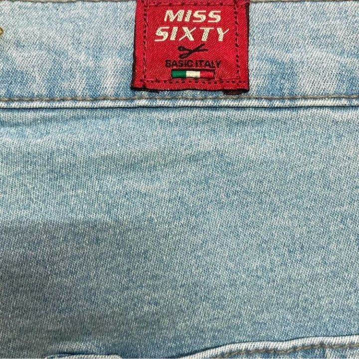 Vintage Vintage Miss Sixty Low-Rise Stretch Flared Jeans Size 30" / US 8 / IT 44 - 4 Thumbnail
