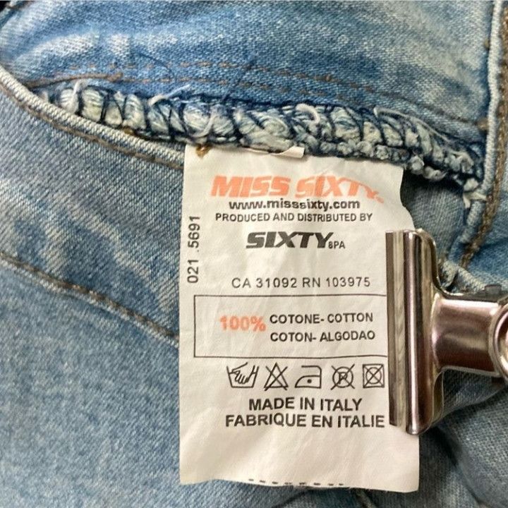 Vintage Vintage Miss Sixty Low-Rise Stretch Flared Jeans Size 30" / US 8 / IT 44 - 3 Thumbnail